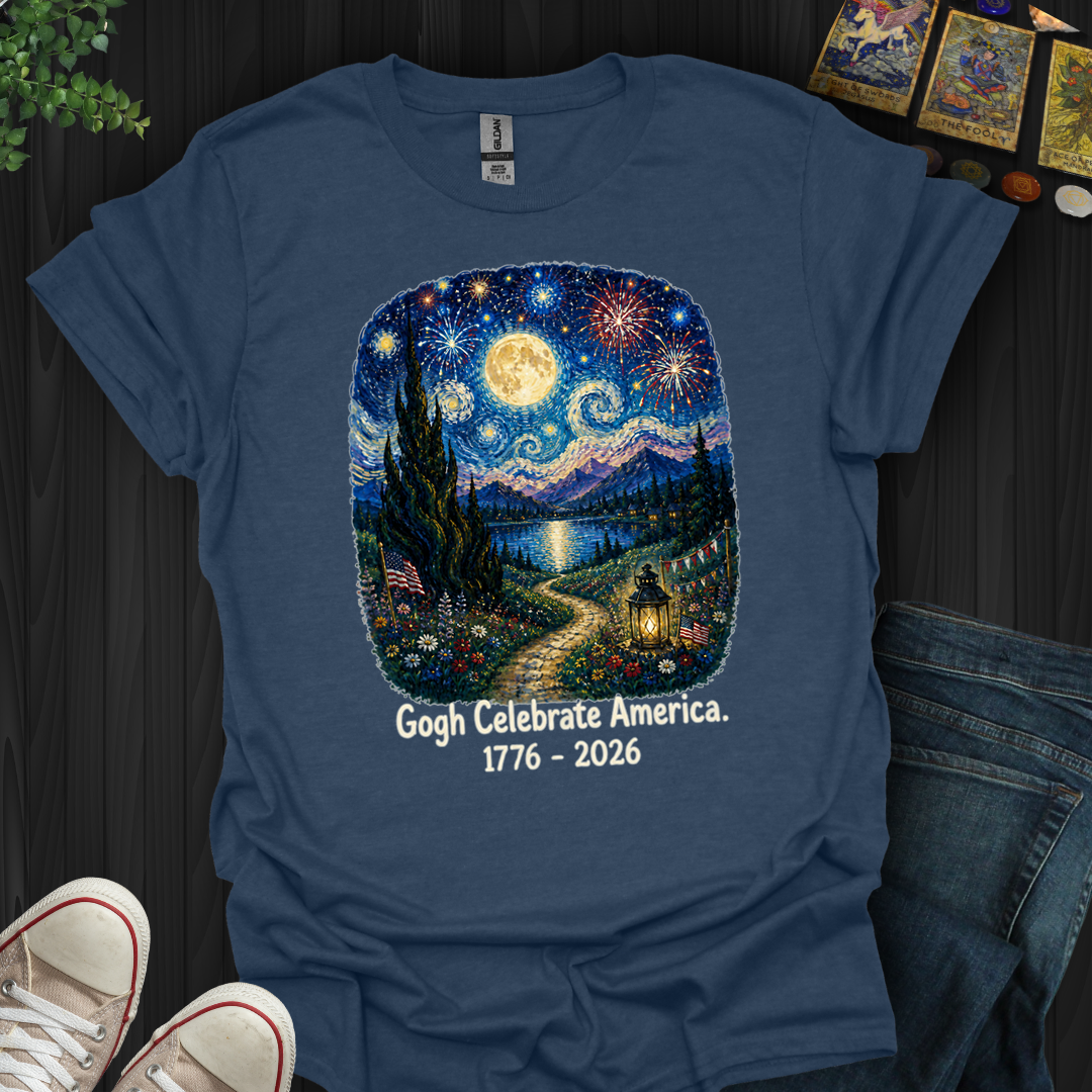 Gogh Celebrate America- T-Shirt