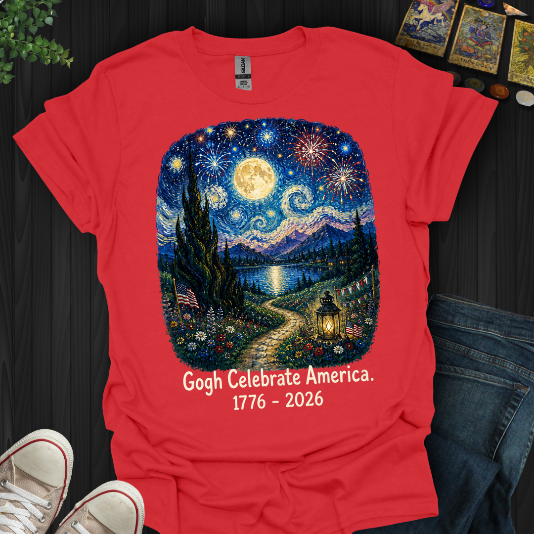 Gogh Celebrate America- T-Shirt