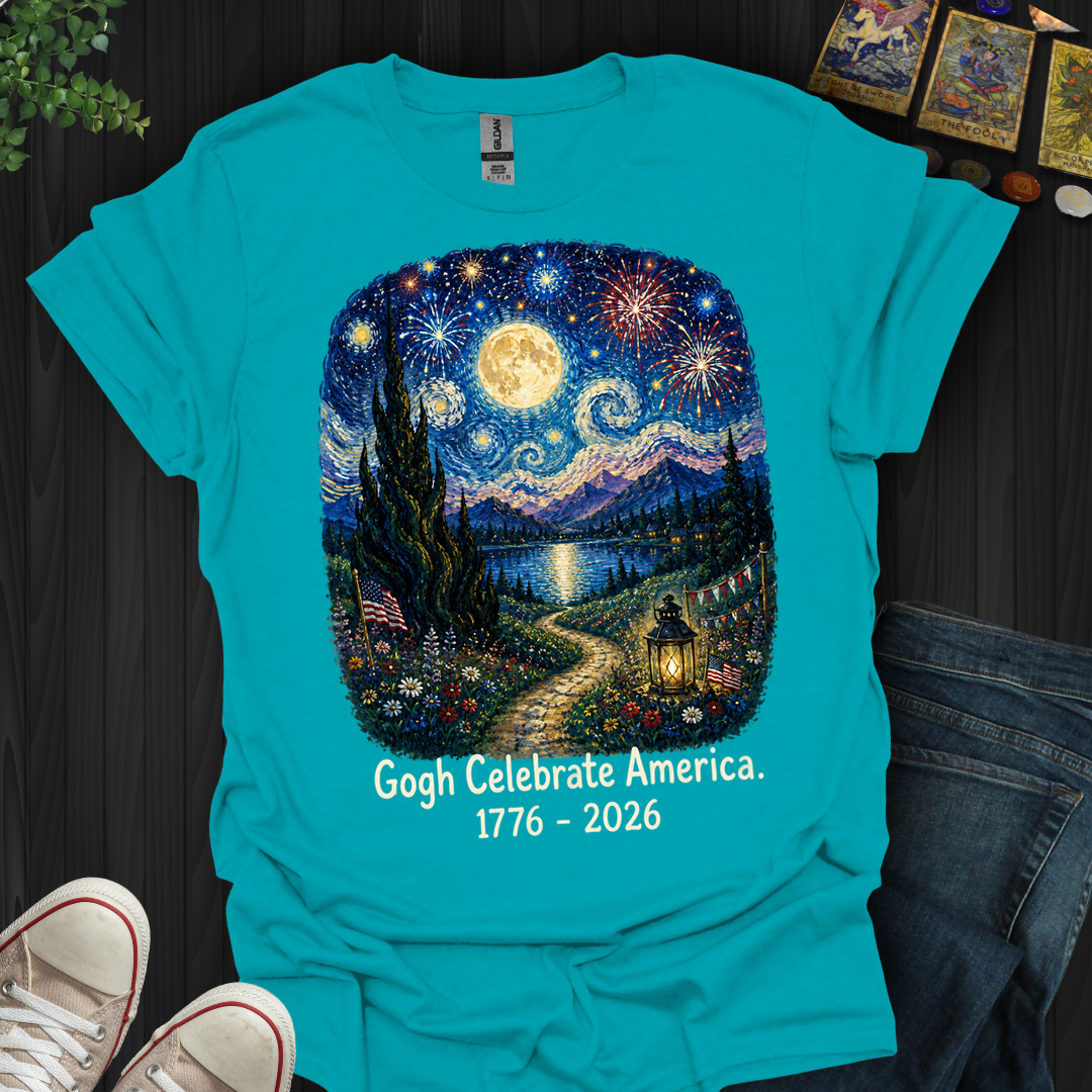 Gogh Celebrate America- T-Shirt