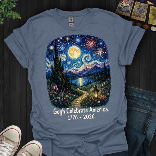 Gogh Celebrate America- T-Shirt