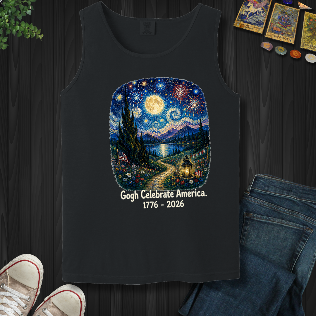 Gogh Celebrate America- Tank Top