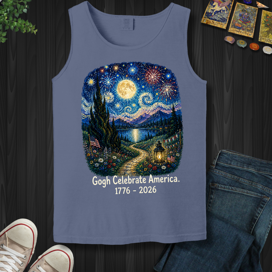 Gogh Celebrate America- Tank Top