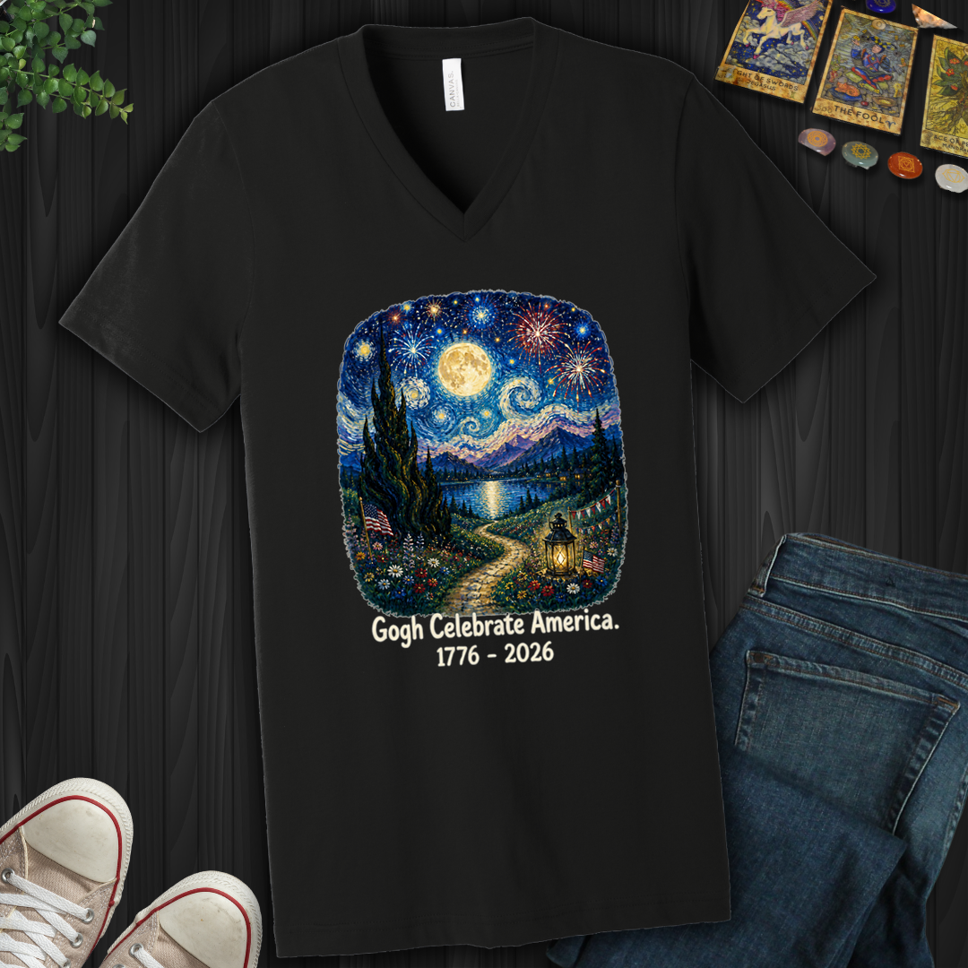 Gogh Celebrate America- V-Neck