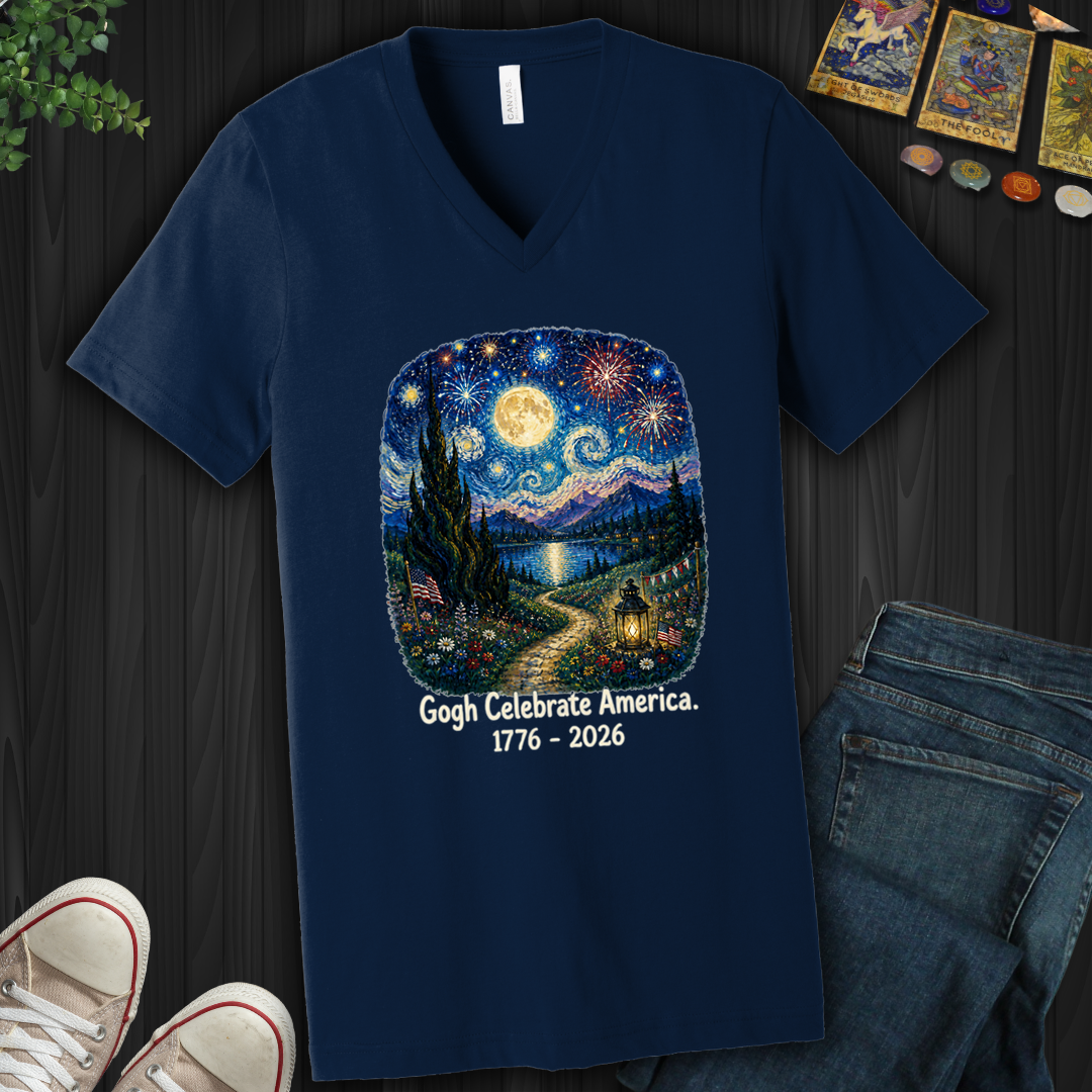 Gogh Celebrate America- V-Neck