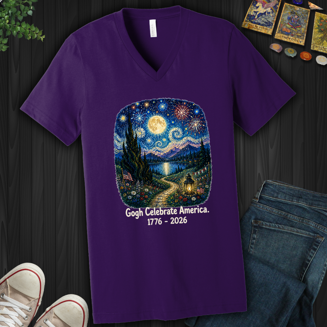 Gogh Celebrate America- V-Neck