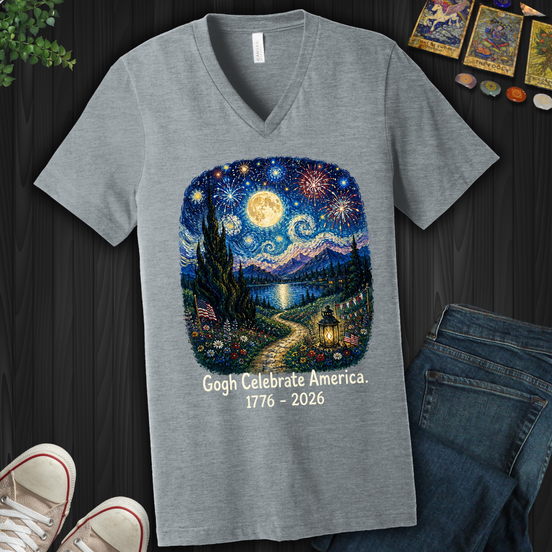 Gogh Celebrate America- V-Neck