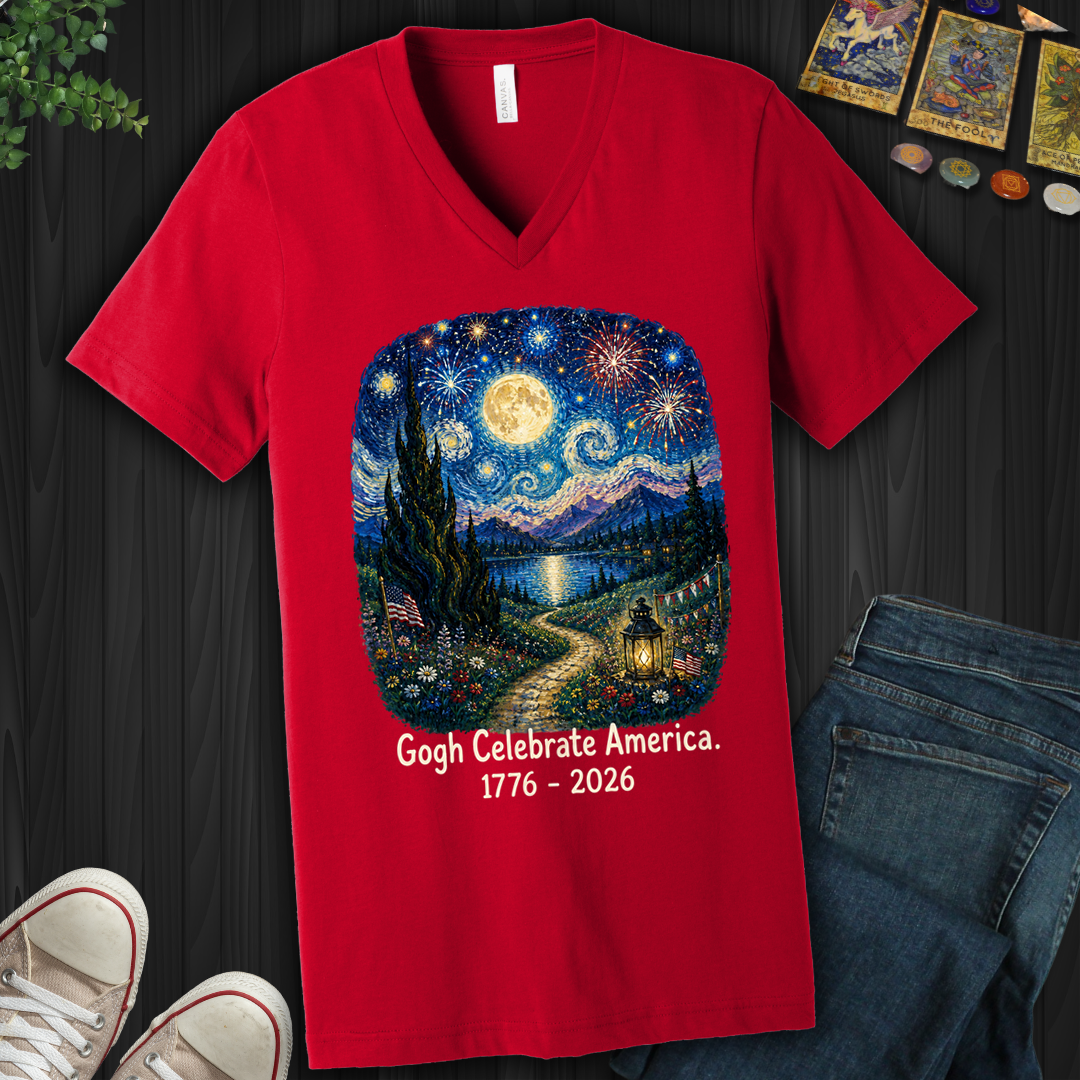 Gogh Celebrate America- V-Neck