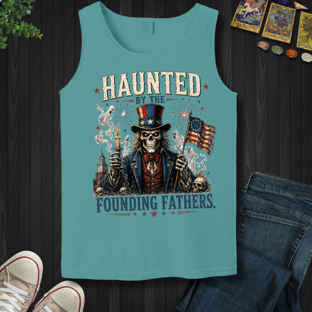 Haunted By Founding Fathers- Tank Top