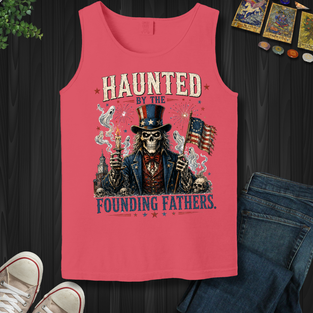 Haunted By Founding Fathers- Tank Top