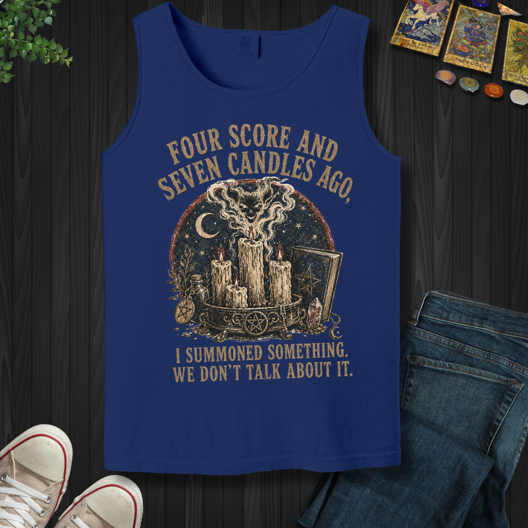 Four Score And Seven Candles- Tank Top