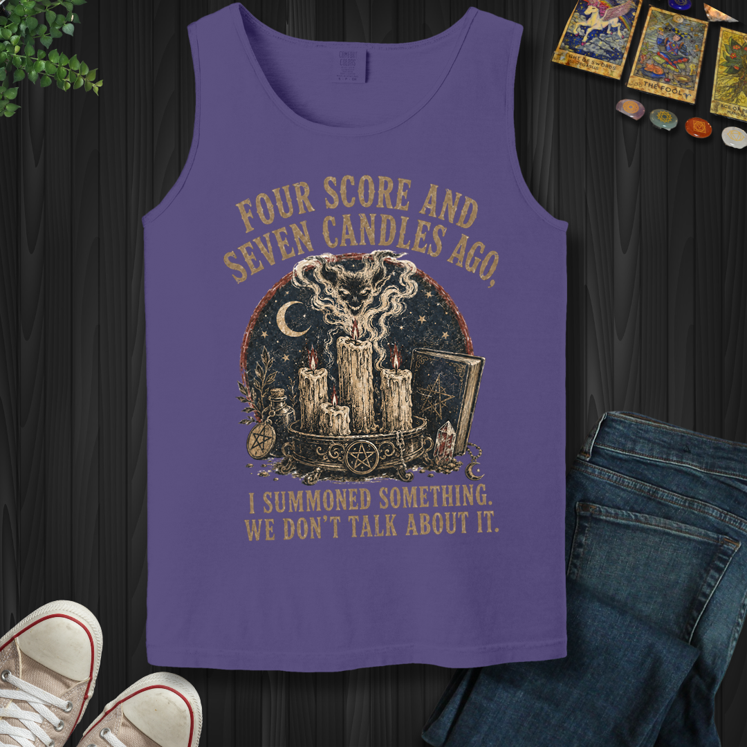Four Score And Seven Candles- Tank Top