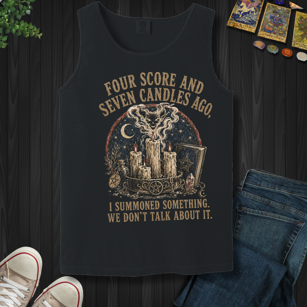 Four Score And Seven Candles- Tank Top