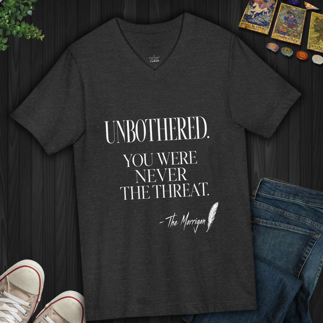 Unbothered,The Morrigan- V-Neck