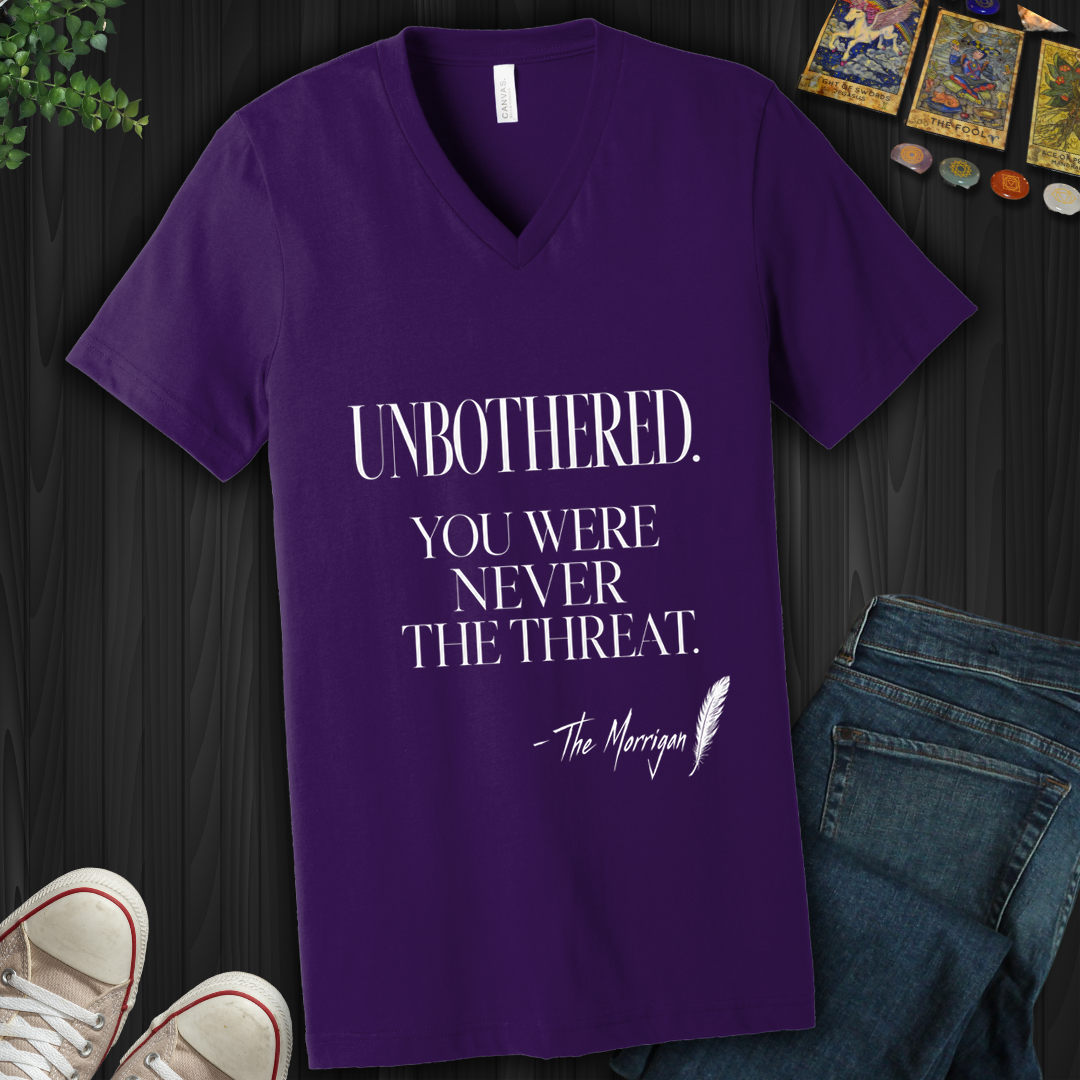 Unbothered,The Morrigan- V-Neck