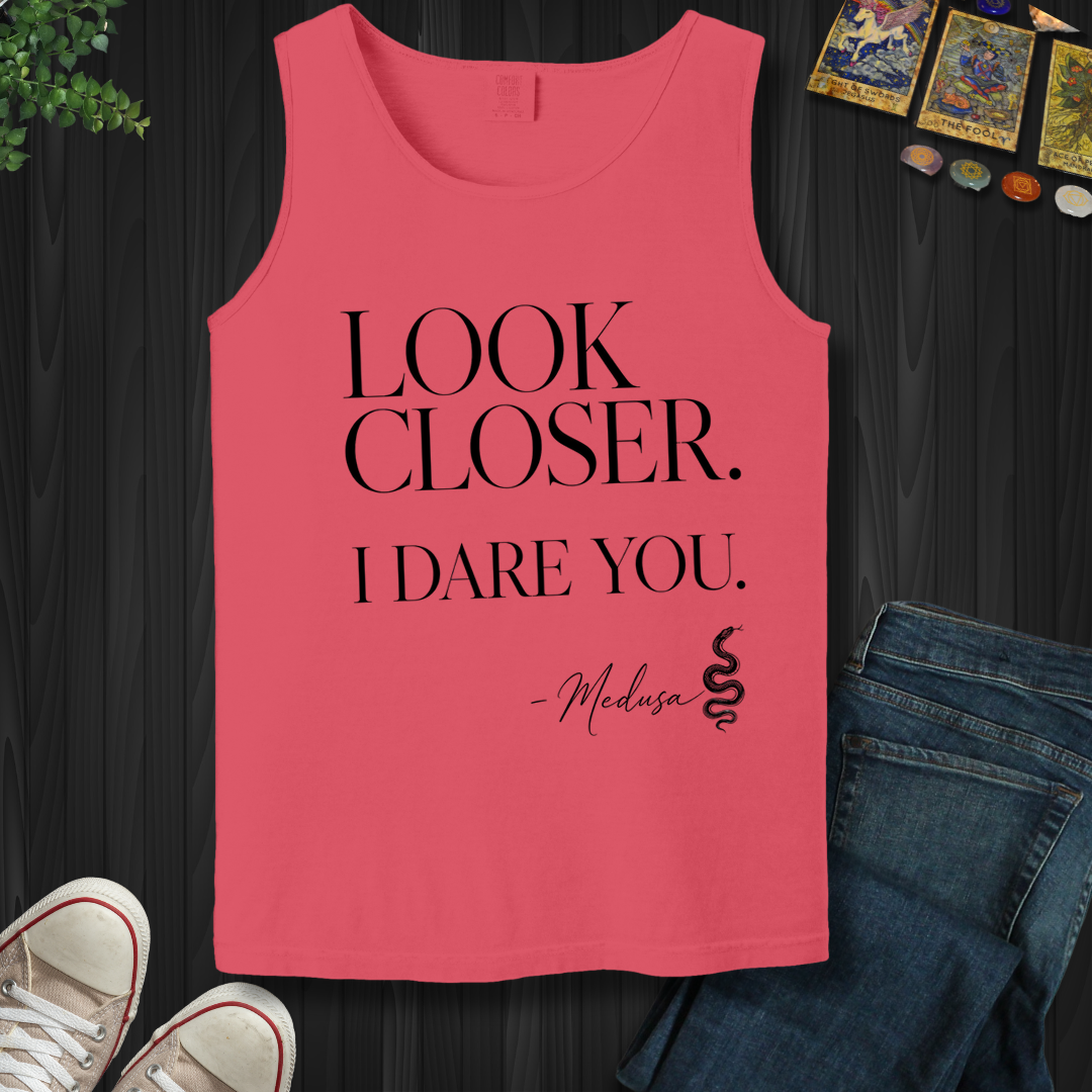 Look Closer, I Dare You Medusa- Tank Top