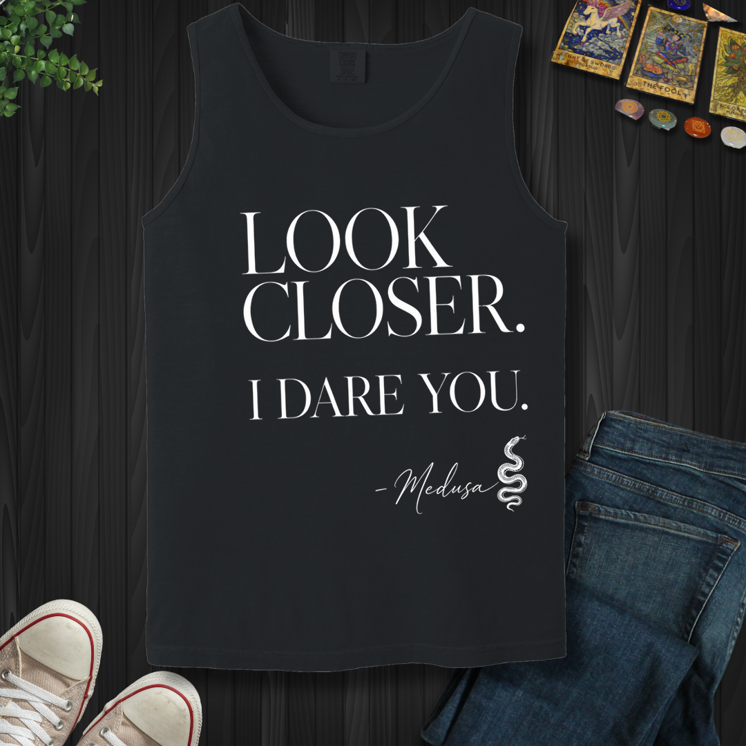 Look Closer, I Dare You Medusa- Tank Top