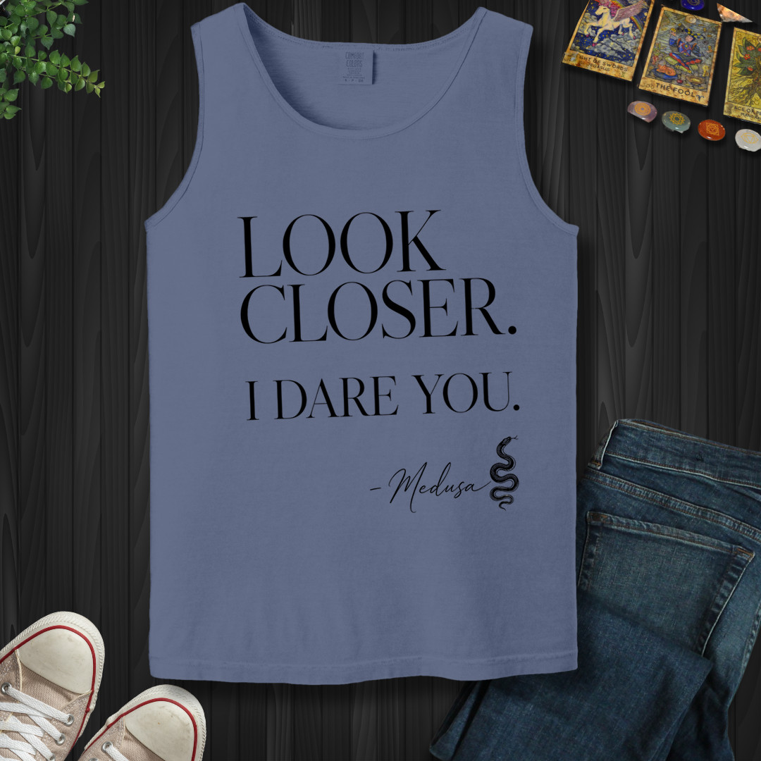 Look Closer, I Dare You Medusa- Tank Top