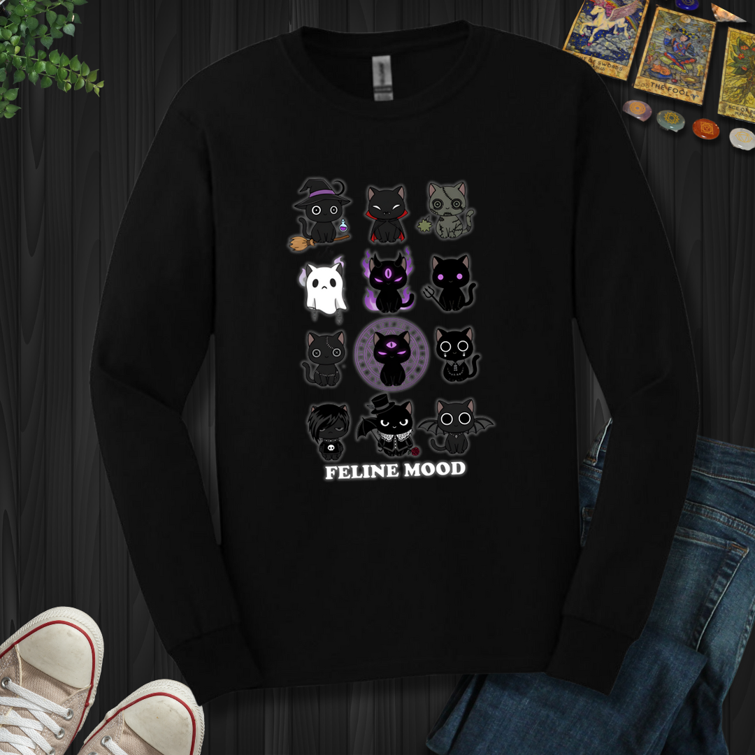 Feline Mood- Long Sleeve