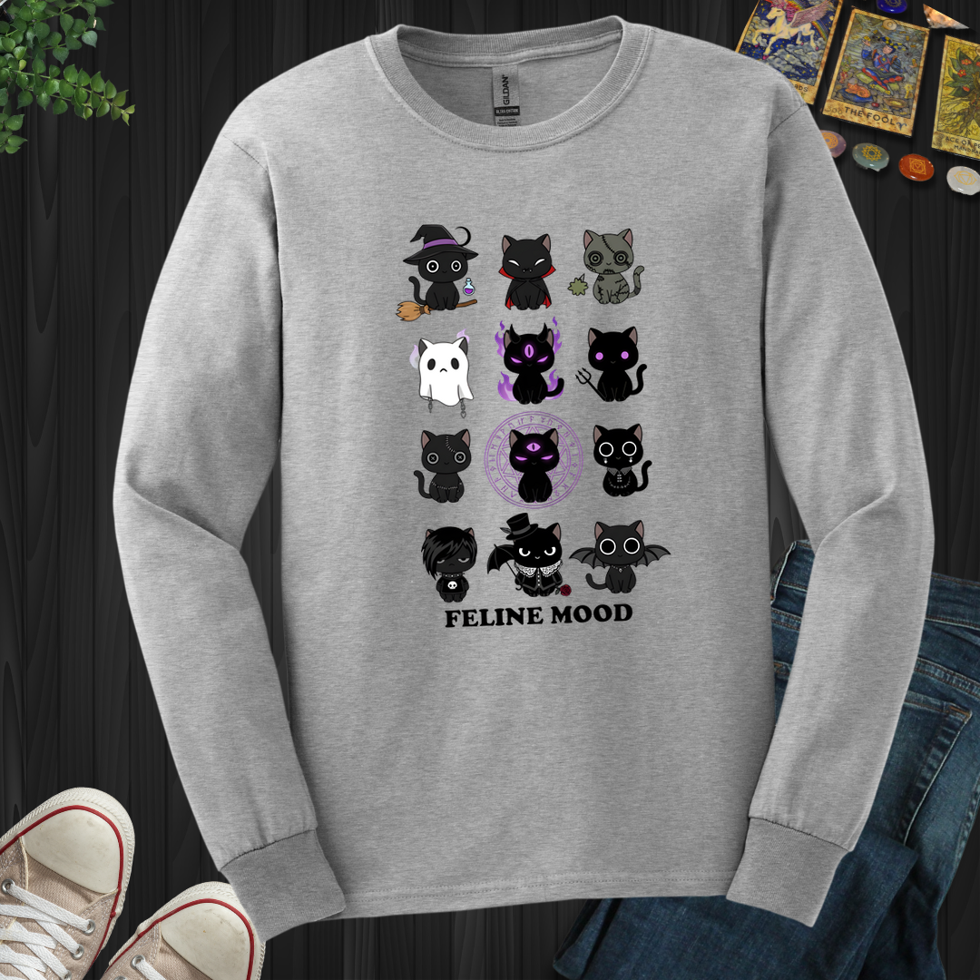 Feline Mood- Long Sleeve