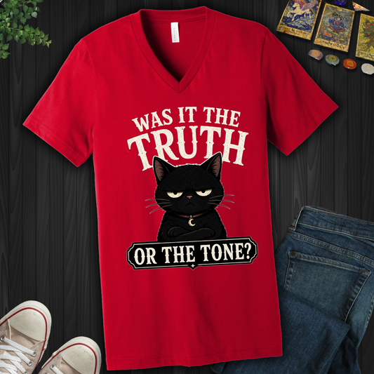 Was It The Truth Or The Tone- V-Neck