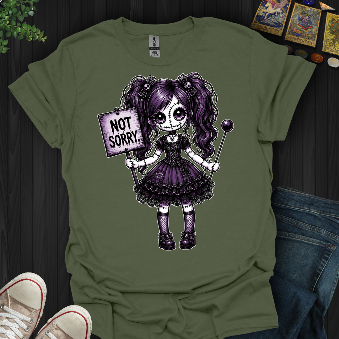 Not Sorry Voodoo Doll- T-Shirt