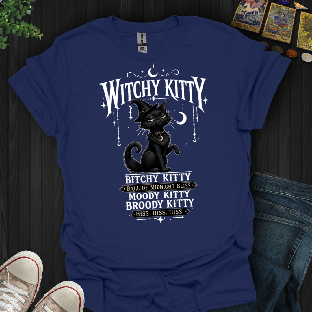 Witchy Kitty- T-Shirt