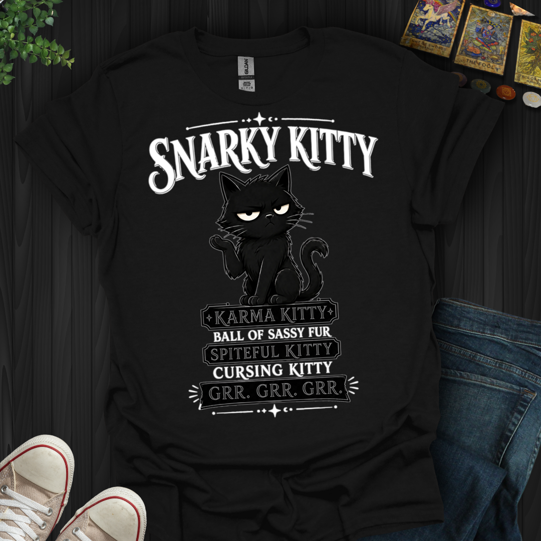 Snarky Kitty- T-Shirt