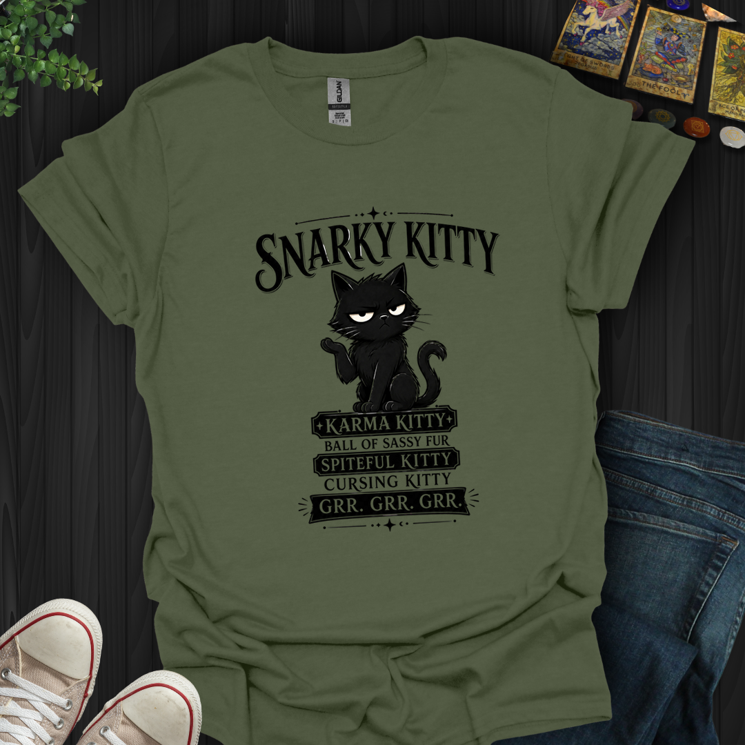 Snarky Kitty- T-Shirt