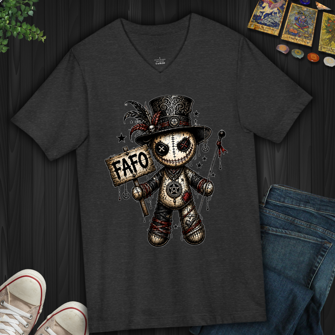 Fafo Voodoo Doll- V-Neck