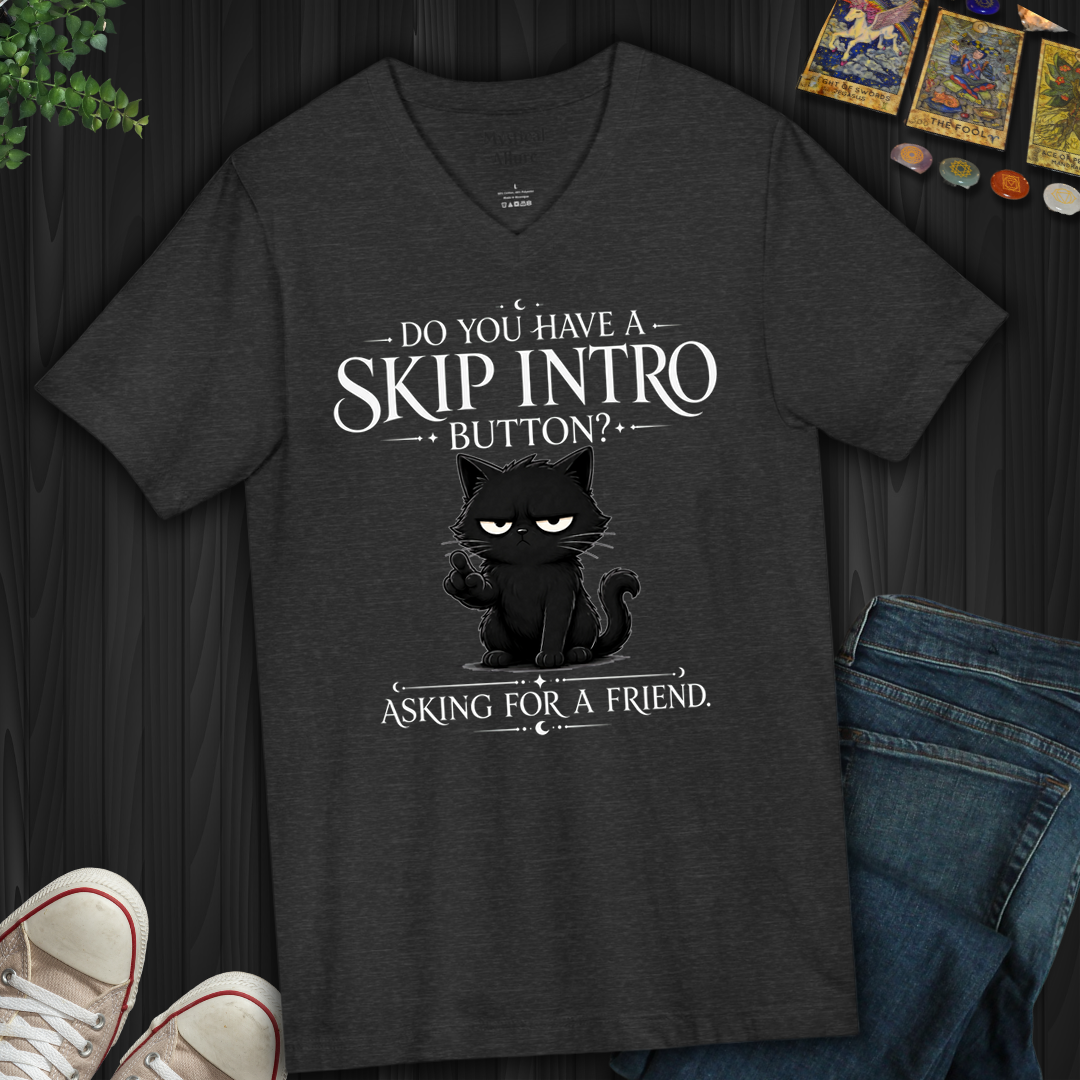 Skip Intro Button- V-Neck