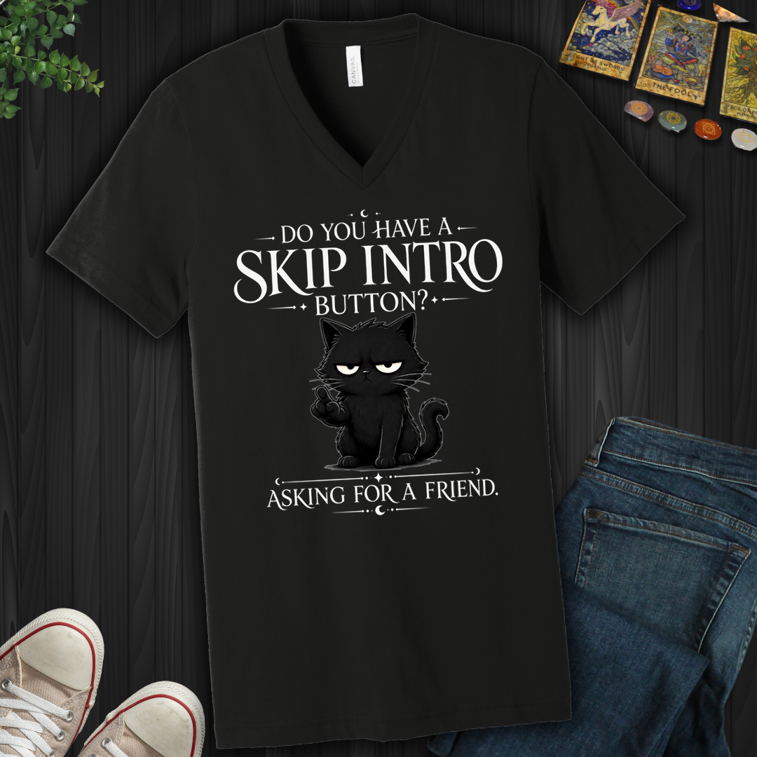 Skip Intro Button- V-Neck