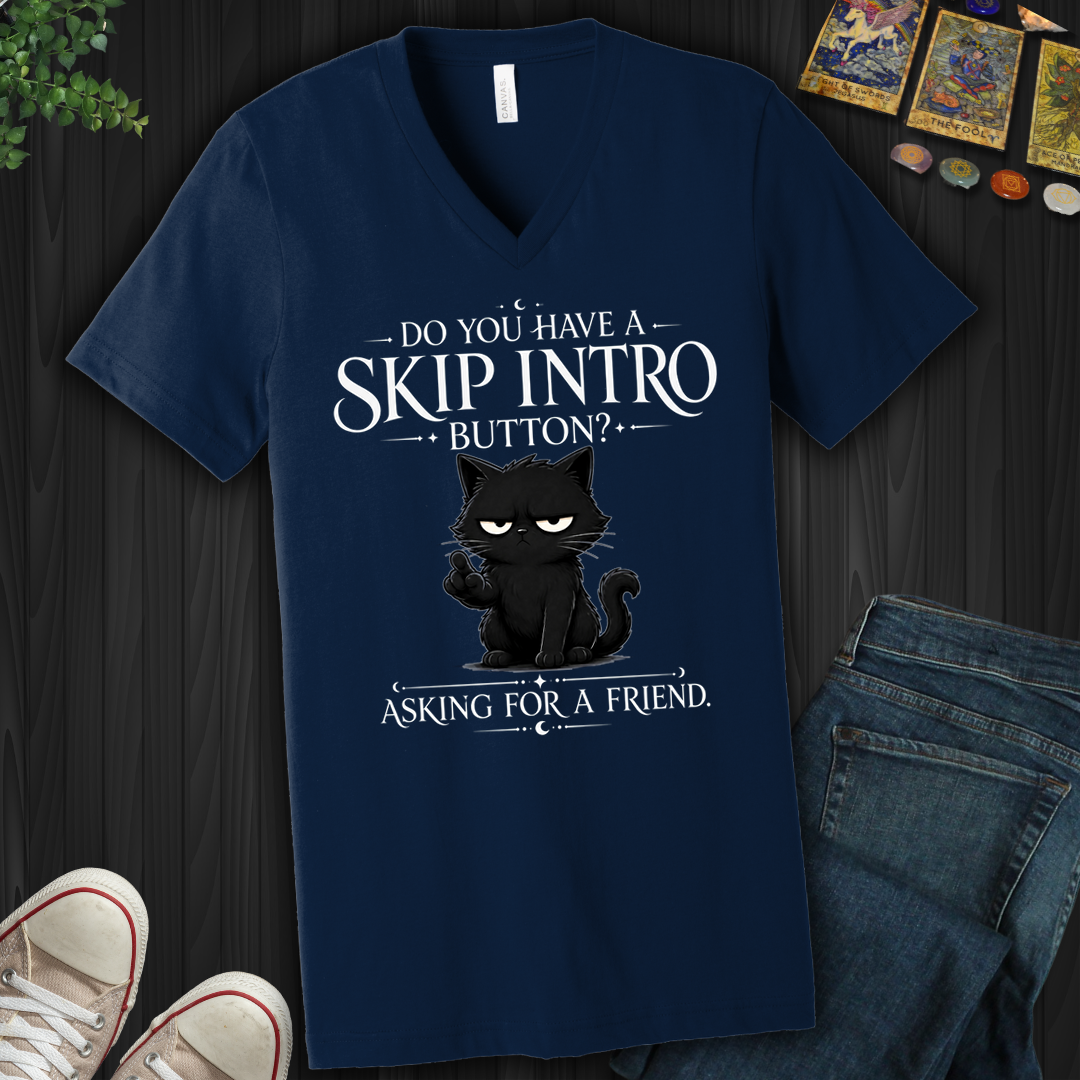 Skip Intro Button- V-Neck