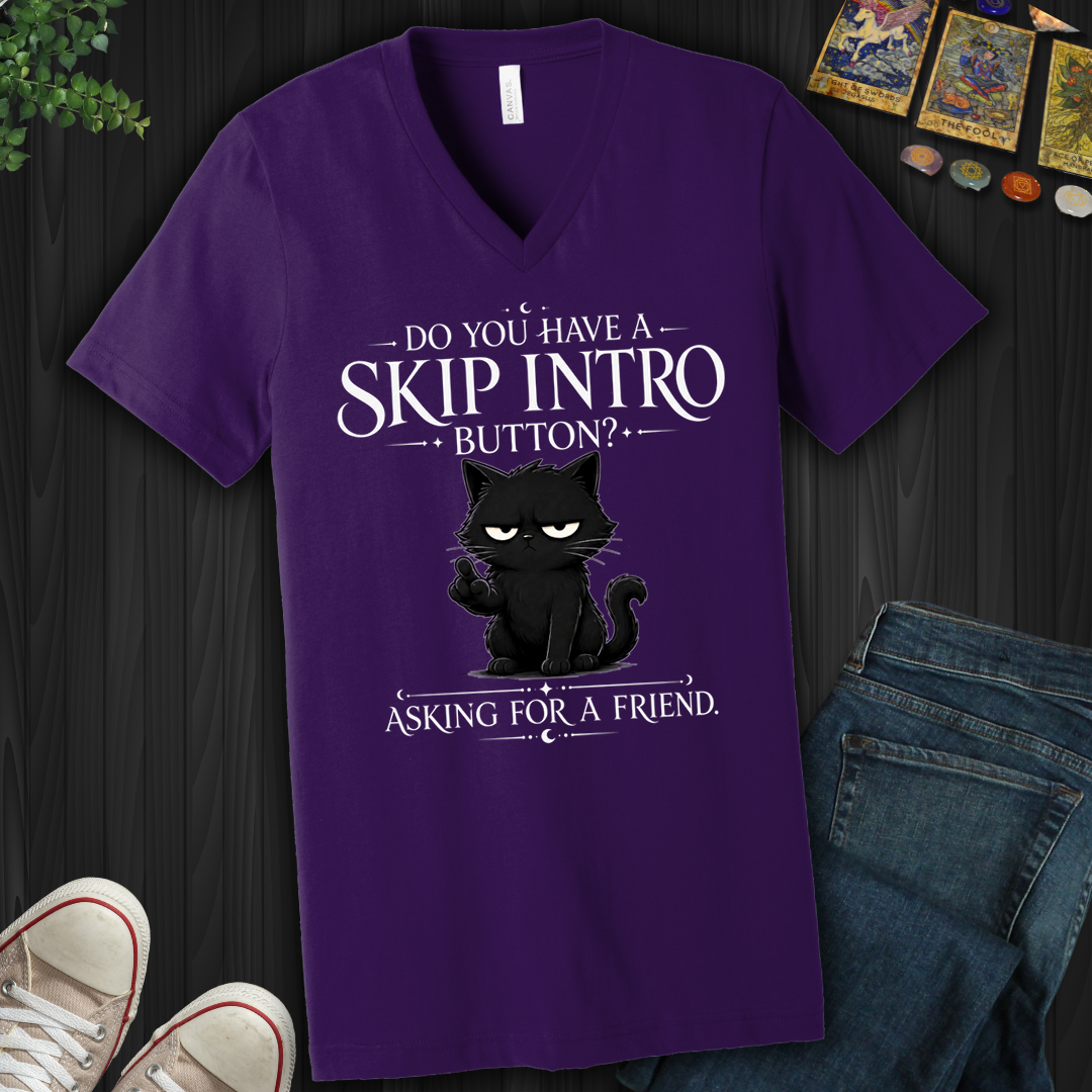 Skip Intro Button- V-Neck