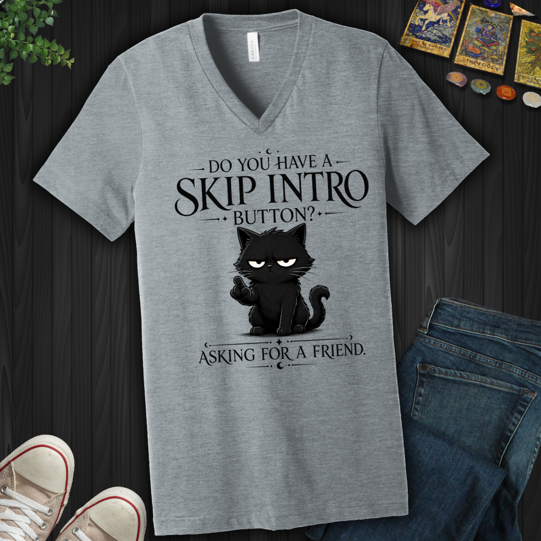 Skip Intro Button- V-Neck