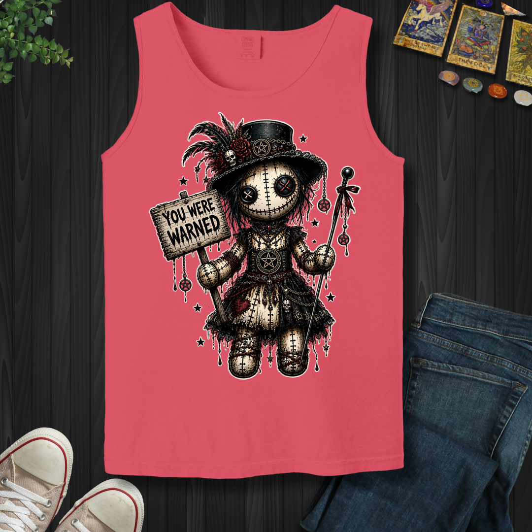 You Were Warned Voodoo Doll- Tank Top