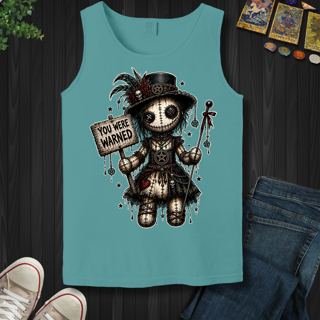 You Were Warned Voodoo Doll- Tank Top