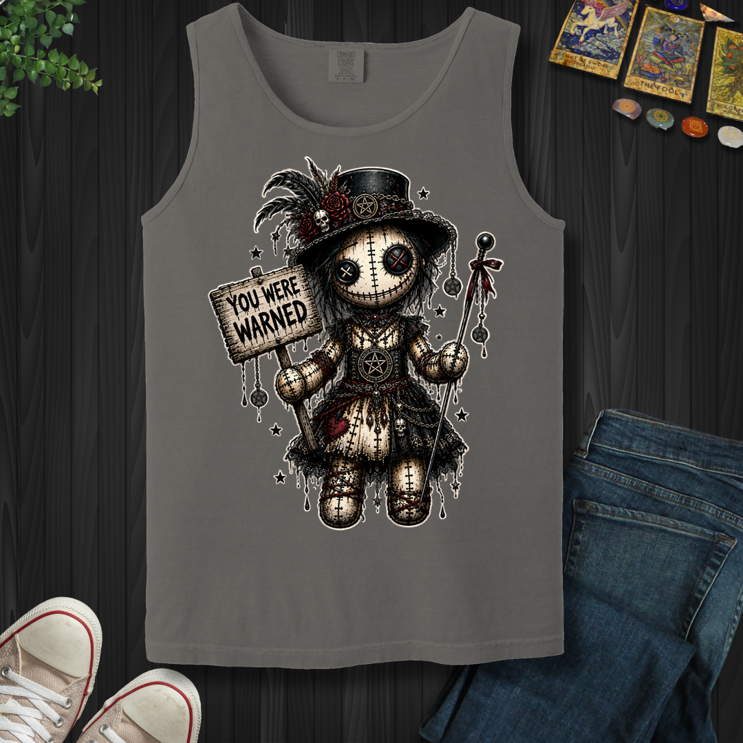 You Were Warned Voodoo Doll- Tank Top