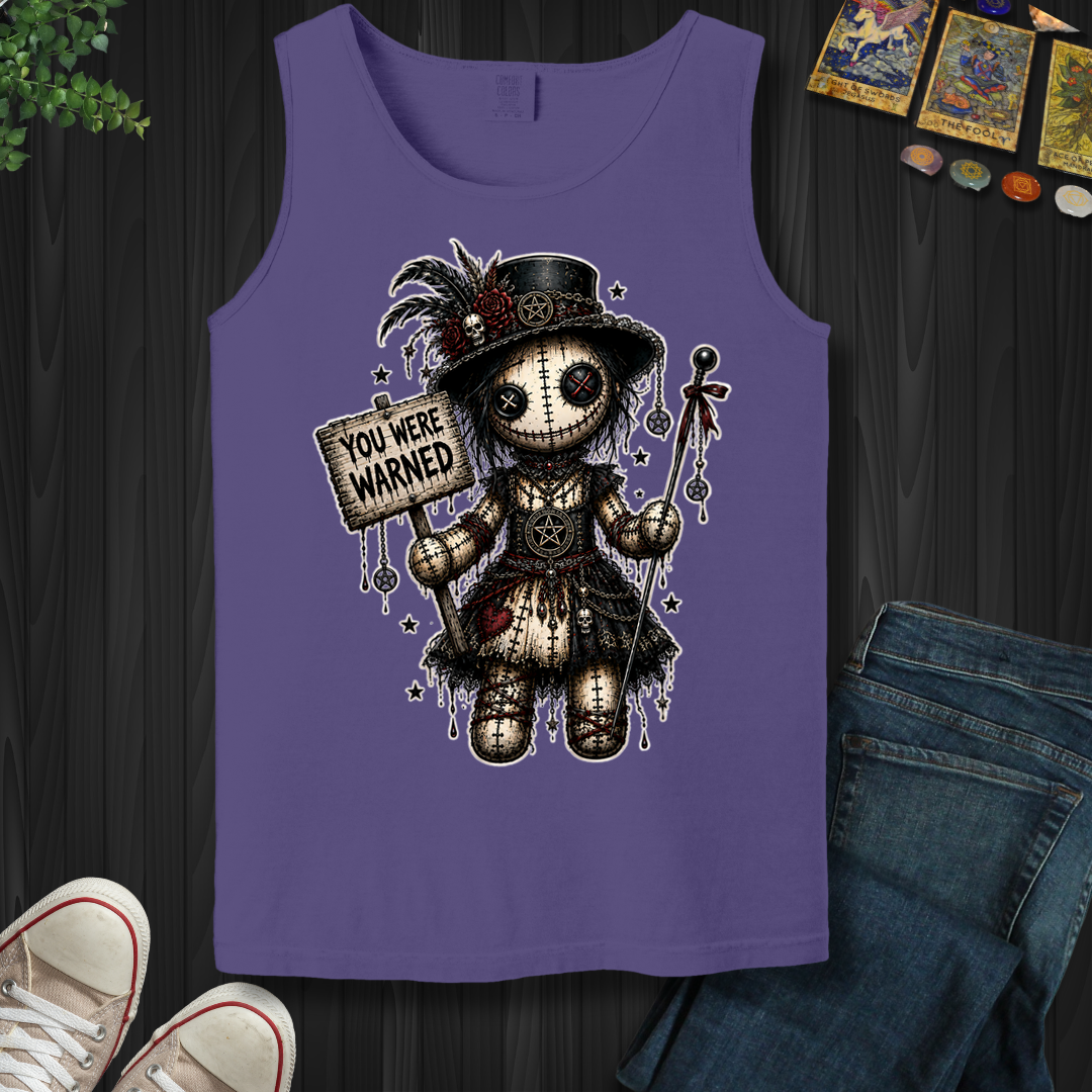 You Were Warned Voodoo Doll- Tank Top