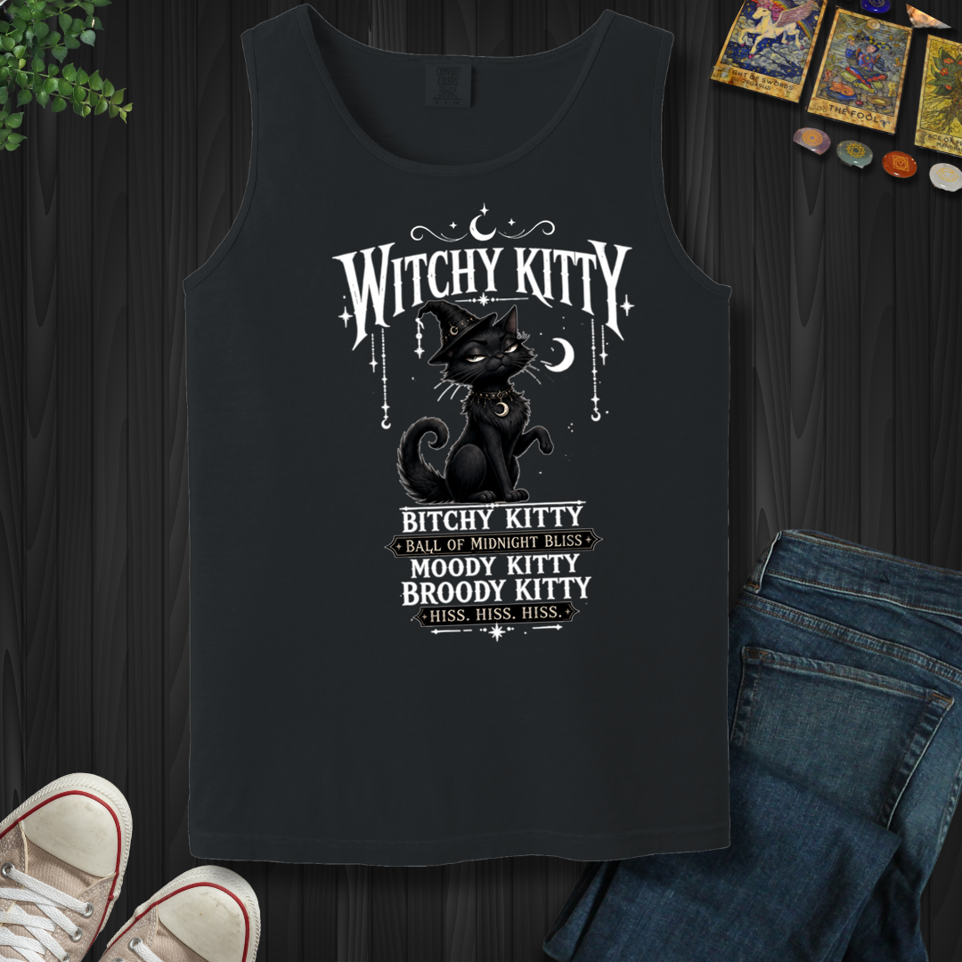 Witchy Kitty- Tank Top