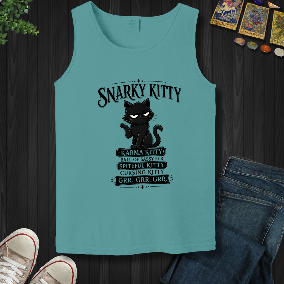 Snarky Kitty- Tank Top