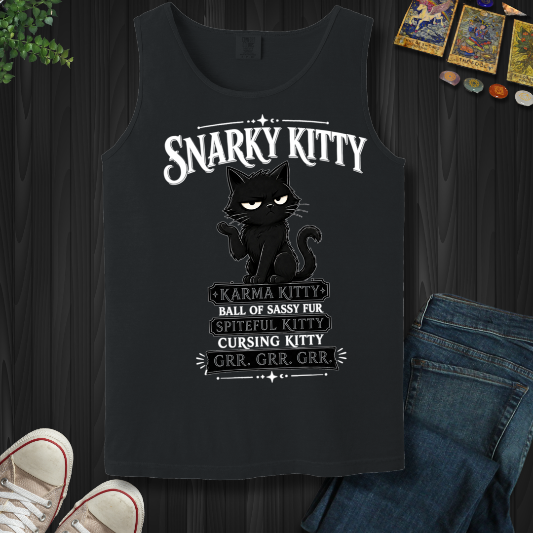 Snarky Kitty- Tank Top