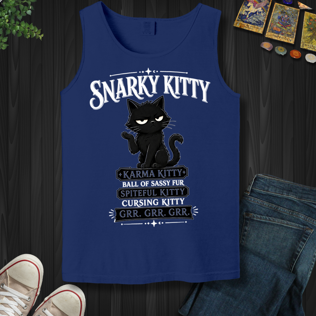 Snarky Kitty- Tank Top