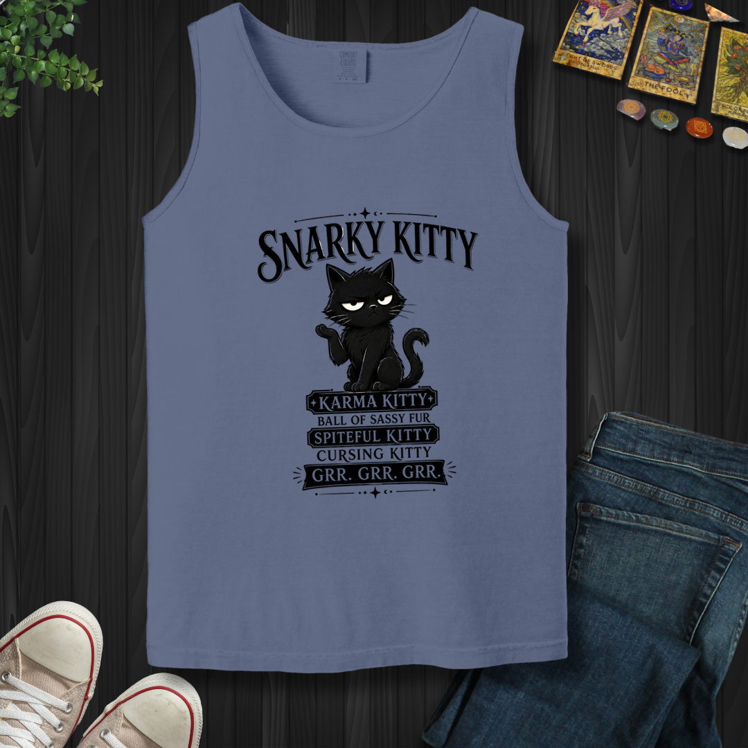 Snarky Kitty- Tank Top