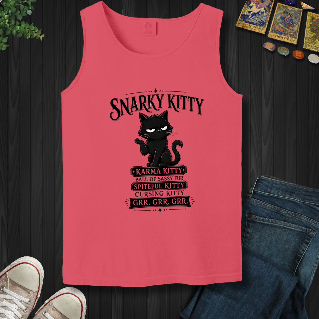 Snarky Kitty- Tank Top