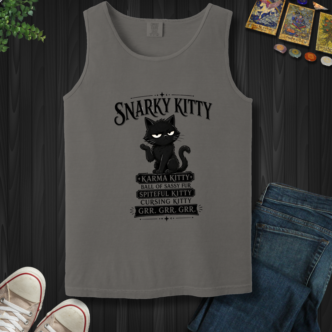 Snarky Kitty- Tank Top