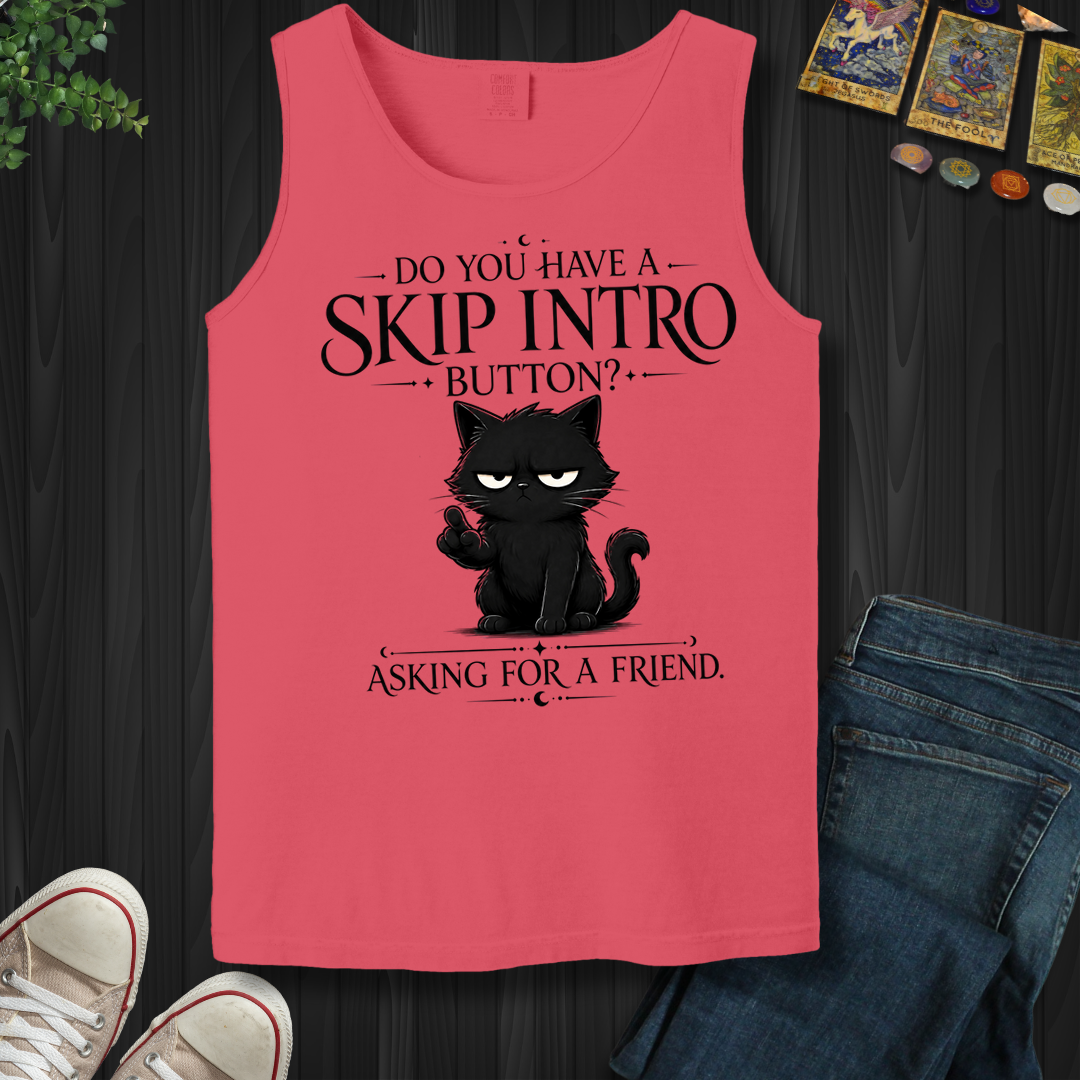 Skip Intro Button- Tank Top