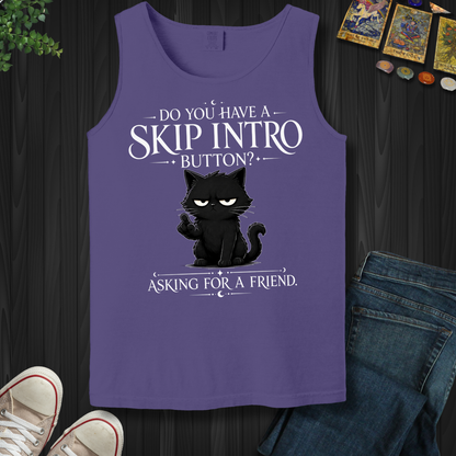 Skip Intro Button- Tank Top