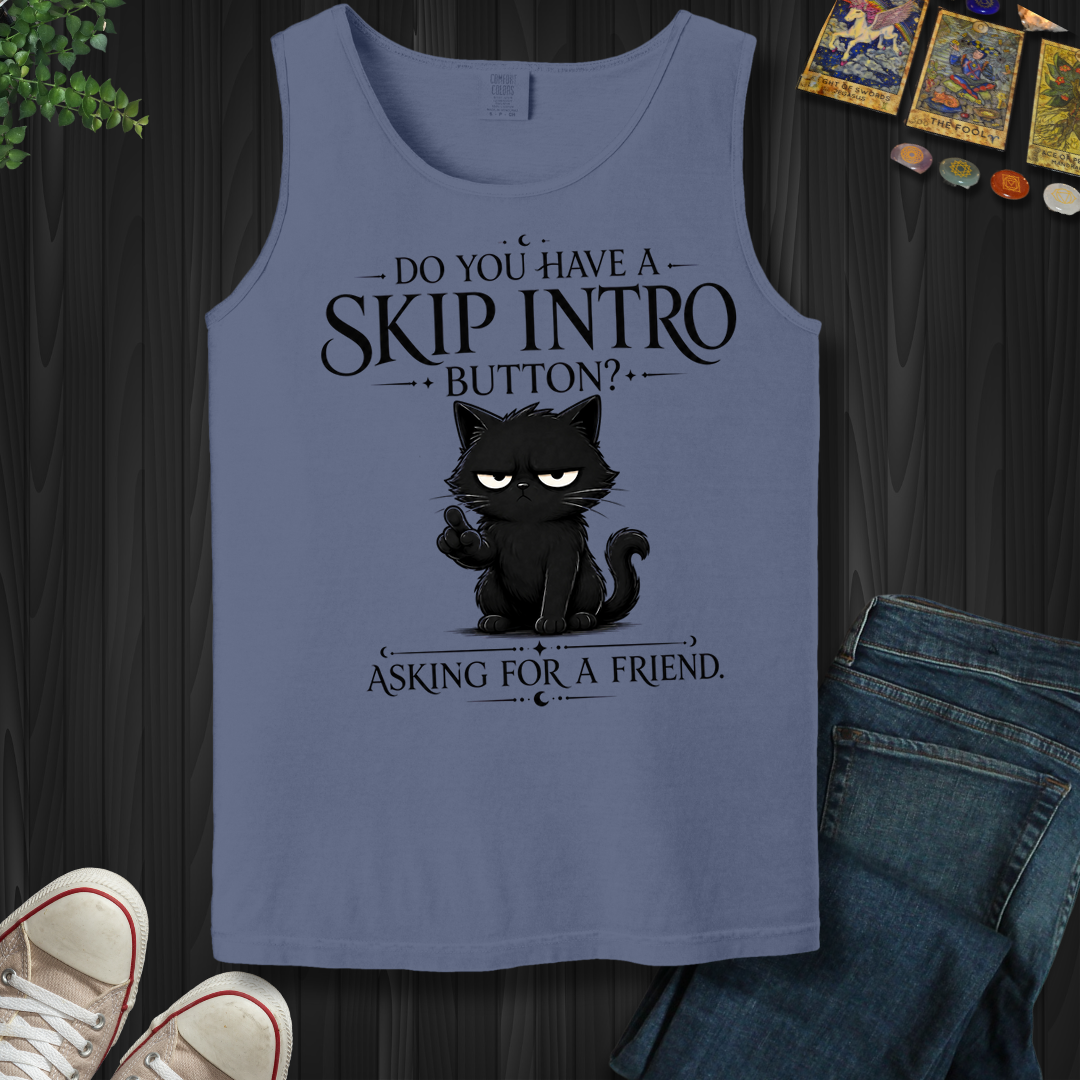 Skip Intro Button- Tank Top