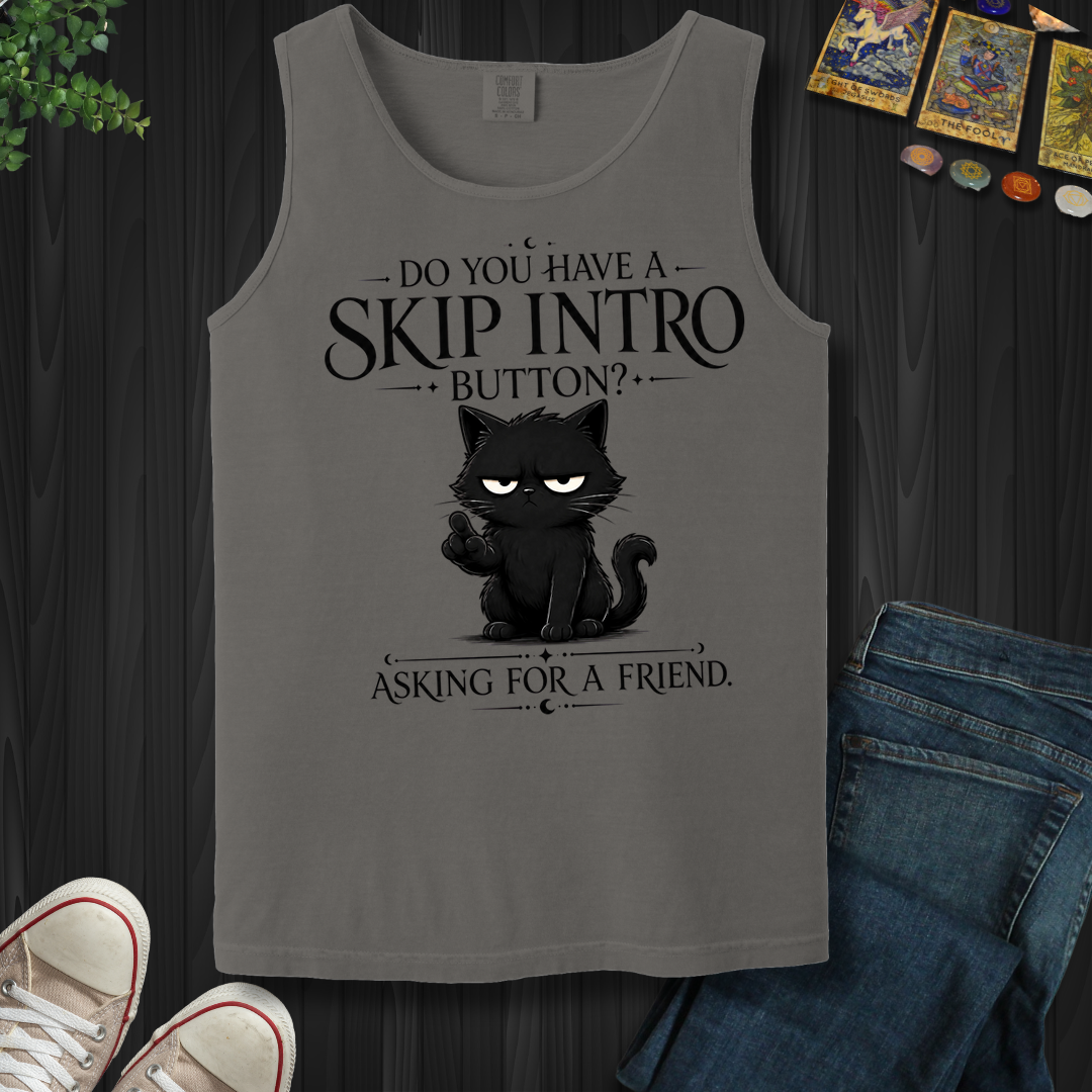 Skip Intro Button- Tank Top