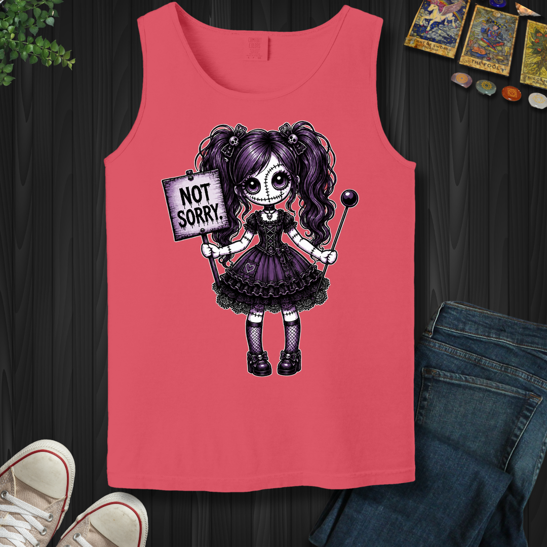Not Sorry Voodoo Doll- Tank Top